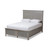 Baxton Studio Indira Transitional Grey Finished Wood Bedroom Set