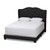 Baxton Studio Aden Modern and Contemporary Charcoal Grey Fabric Upholstered Bed