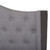 Baxton Studio Alesha Modern and Contemporary Grey Fabric Upholstered Bed