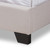 Baxton Studio Brady Modern and Contemporary Beige Fabric Upholstered Bed