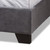 Baxton Studio Candace Luxe and Glamour Dark Grey Velvet Upholstered Bed