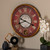 Baxton Studio Alaire Vintage Style Antique Gold Finished Wall Clock