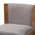 Baxton Studio Tiago Modern and Contemporary Gray Fabric Upholstered Wood Bar Stool Set
