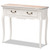 Baxton Studio Capucine Antique French Country Cottage Two Tone Natural Whitewashed Oak and White Finished Wood 2-Drawer Console Table