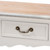 Baxton Studio Capucine Antique French Country Cottage Two Tone Natural Whitewashed Oak and White Finished Wood 2-Drawer Console Table