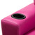 Baxton Studio Evonka Modern and Contemporary Magenta Pink Faux Leather Kids Recliner Chair