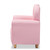 Baxton Studio Mabel Modern and Contemporary Pink Faux Leather Kids Armchair