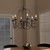 Baxton Studio Palmira Transitional Dark Bronze Metal 6-Light Chandelier