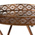 Baxton Studio Lamia Vintage Style Antique Gold Finished Foldable Metal and Mirrored Glass Accent Tray Table