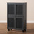 Baxton Studio Fernanda Modern and Contemporary Dark Gray 4-Door Wooden Entryway Shoe Storage Cabinet