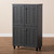 Baxton Studio Winda Modern and Contemporary Dark Gray 4-Door Wooden Entryway Shoe Storage Cabinet