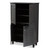 Baxton Studio Winda Modern and Contemporary Dark Gray 4-Door Wooden Entryway Shoe Storage Cabinet