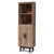 Baxton Studio Arend Modern and Contemporary Two-Tone Oak and Ebony Wood 2-Door Bookcase