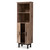 Baxton Studio Arend Modern and Contemporary Two-Tone Oak and Ebony Wood 2-Door Bookcase