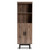 Baxton Studio Arend Modern and Contemporary Two-Tone Oak and Ebony Wood 2-Door Bookcase