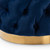 Baxton Studio Valeria Glam Royal Blue Velvet Fabric Upholstered Gold-Finished Button Tufted Ottoman