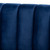 Baxton Studio Milena Glam Royal Blue Velvet Fabric Upholstered Gold-Finished Sofa