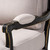 Baxton Studio Antoinette Traditional Beige Fabric Upholstered and Black Finished Accent Chair