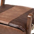 Baxton Studio Rovelyn Rustic Brown Faux Leather Upholstered Walnut Finished Wood Lounge Chair