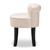 Baxton Studio Cerise Classic and Traditional Small Beige Fabric Upholstered Accent Chair