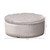 Baxton Studio Iglehart Modern and Contemporary Light Gray Velvet Fabric Upholstered Tufted Cocktail Ottoman