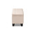 Baxton Studio Fera Modern and Contemporary Beige Fabric Upholstered Storage Ottoman