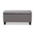 Baxton Studio Fera Modern and Contemporary Gray Fabric Upholstered Storage Ottoman