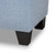 Baxton Studio Fera Modern and Contemporary Light Blue Fabric Upholstered Storage Ottoman