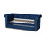 Baxton Studio Mabelle Modern and Contemporary Navy Blue Velvet Upholstered Daybed with Trundle