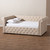 Baxton Studio Mabelle Modern and Contemporary Beige Fabric Upholstered Daybed