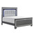 Homelegance Allura Collection Upholstered Bed Featuring LED Lighting 