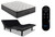 Simmons Beautyrest Silver BRS900 Plush Pillow Top Mattress with iDealBed 3i Custom Adjustable Bed Base