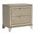 Homelegance Bijou Collection Nightstand in Champagne Metallic