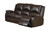 Coaster Boston Motion Collection Traditional Reclining Sofa in Two-Tone Brown