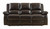 Coaster Boston Motion Collection Traditional Reclining Sofa; Front View 