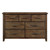 Homelegance Jerrick Collection Dresser in Burnished Brown; Front View