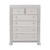 Homelegance Bevelle Collection Chest in Silver