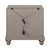 Coaster Starstruck Collection Nightstand in Metallic Platinum; Back View 