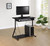 Coaster Harper Computer Desk with Keyboard Tray in Black; Lifestyle 