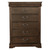 Homelegance Mont Belvieu Chest in Dark Cherry; Front View 