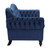 Homelegance Rosalie Collection Loveseat; Side View 