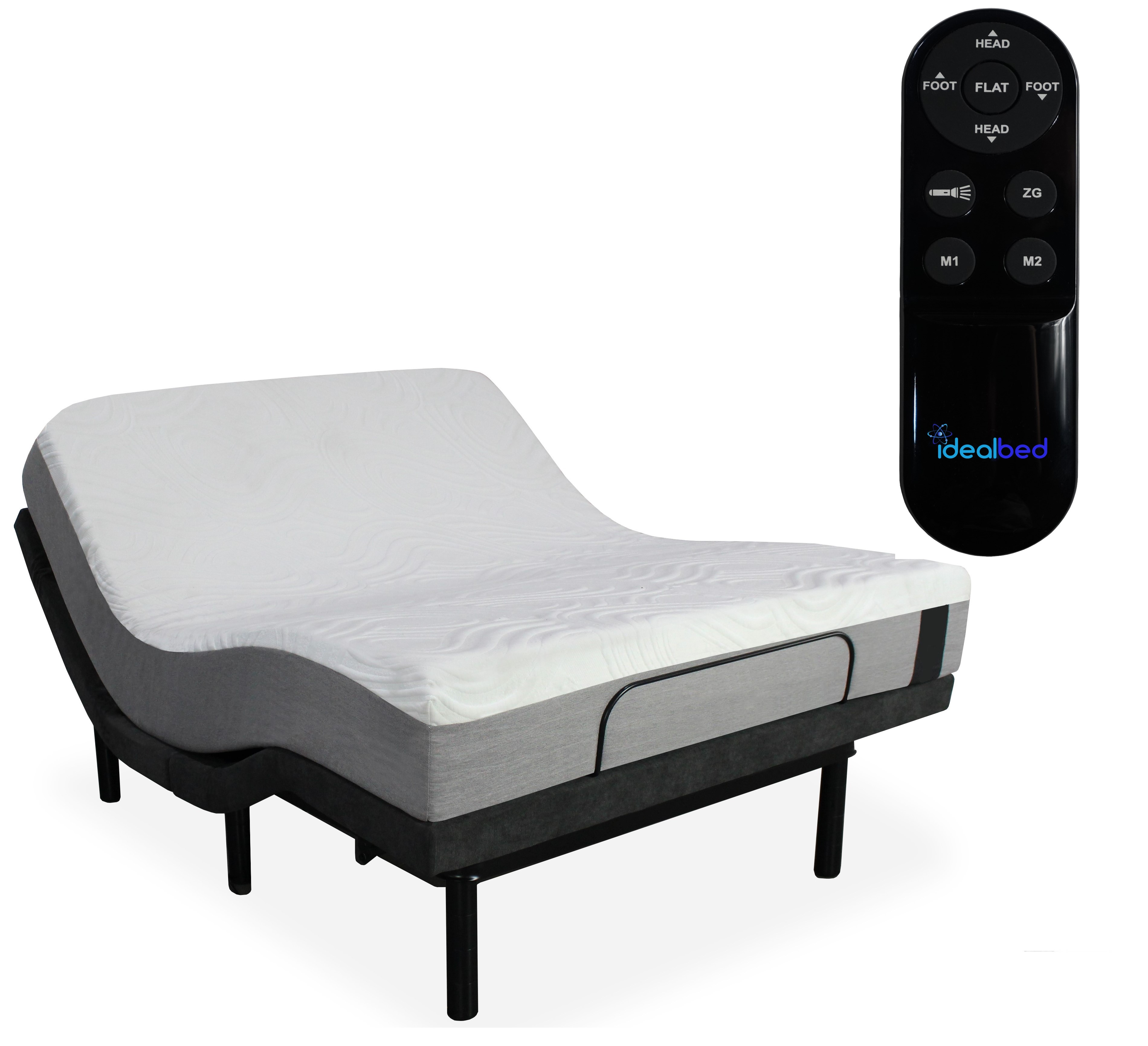 iDealBed i2 Gel Memory Foam Mattress with 3i Adjustable Sleep System