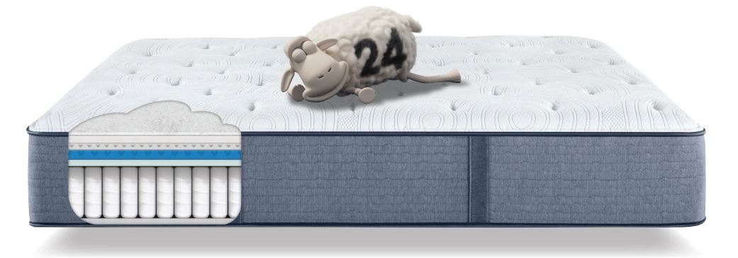 Sapphire Canyon Plush Mattress Cutaway