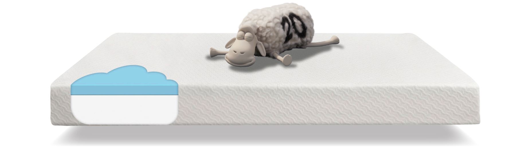 Serta Tote Mattress with Sheep