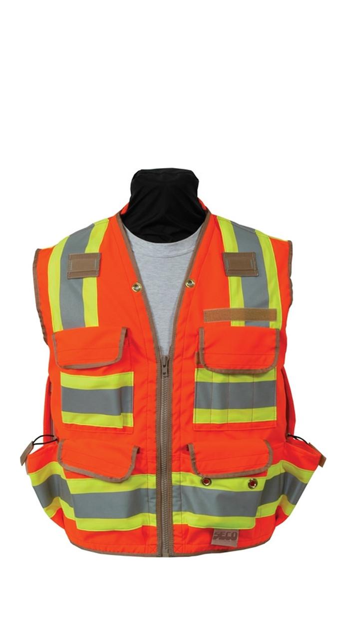 SECO 8265 Class Safety Utility Vest Land Surveyor Vest