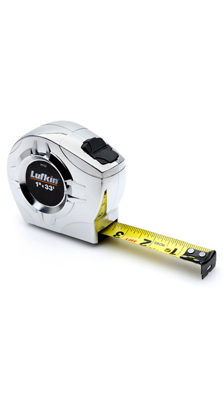 Lufkin Engineer's Scale Power Tape 1"x33FT 10ths & 100ths / Feet