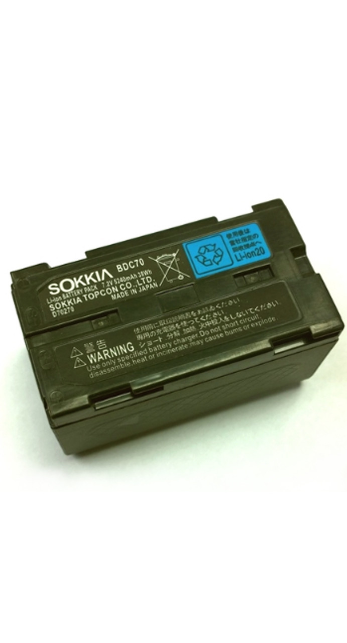 New BDC70（新品） Battery for TOPCON（並行輸入品） NEW SOKKIA TOPCON BDC70 Li-ion Battery 7.2V 5240mAh For