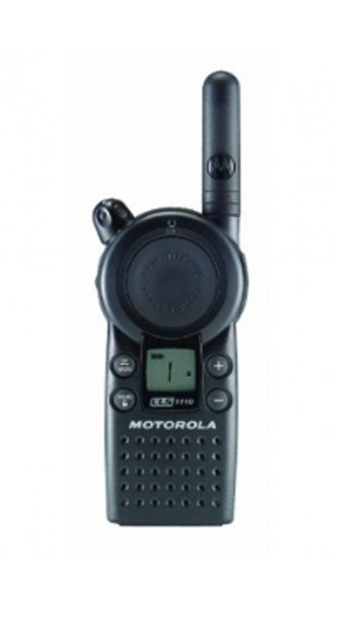 Motorola CLS1110 UHF Two Way Radio for business is a single channel walkie  talkie that includes a holster, battery, charger and more.