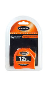 Keson Pocket Tape PGT181012V 12 ft 10ths & 100ths, In. & Ft.