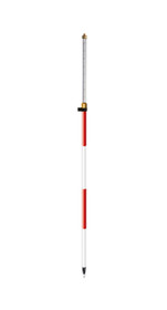 SitePro 8.5′ (2.6M) COMPRESSION LOCK PRISM POLES, RED/WHITE